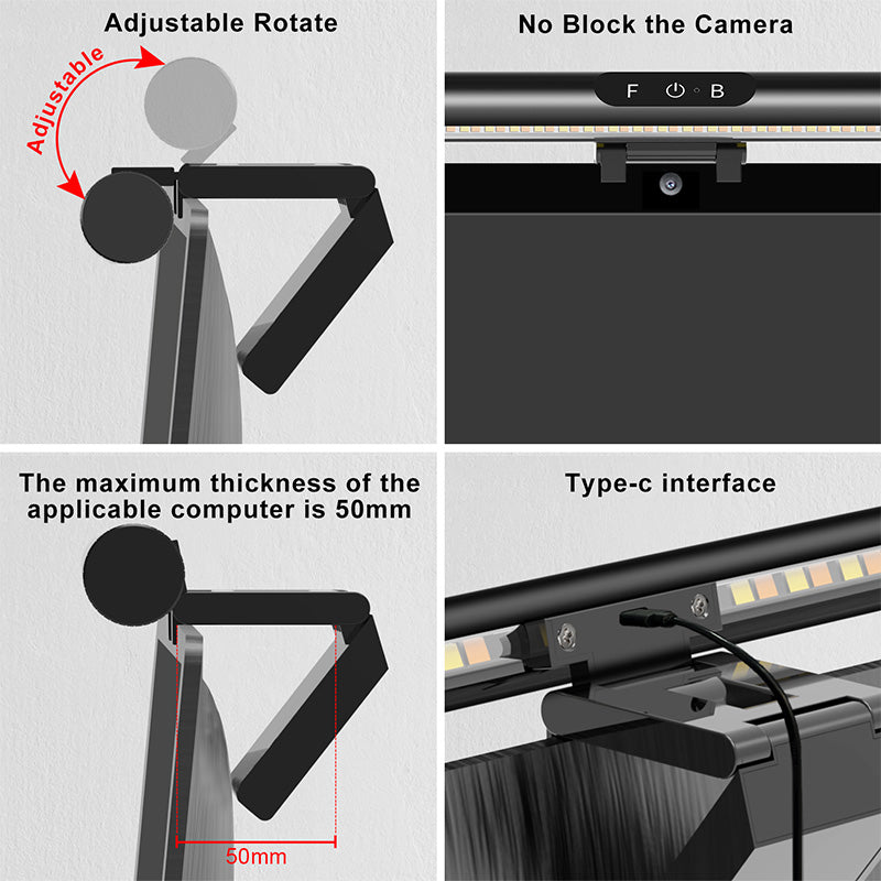 Monitor Light LED Screen Hanging Bar (Dual CCT)