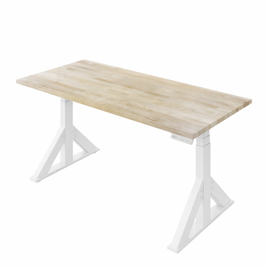 Birchwood Butcher Block Atas Sit Stand Desk