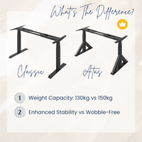 AdapTABLE Standing Desk Frame Only ($50 discount on cart out)
