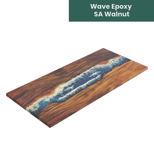 (ATAS FRAME) Epoxy Solid Wood Desks