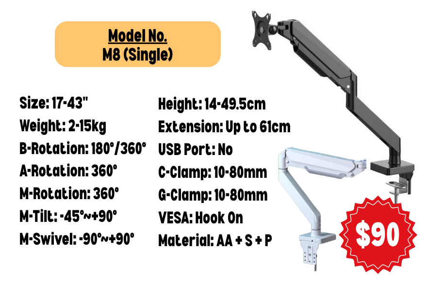 Monitor Arm Laptop Platform Master List