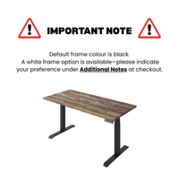 South American Walnut Butcher Block Classic Sit Stand Desk