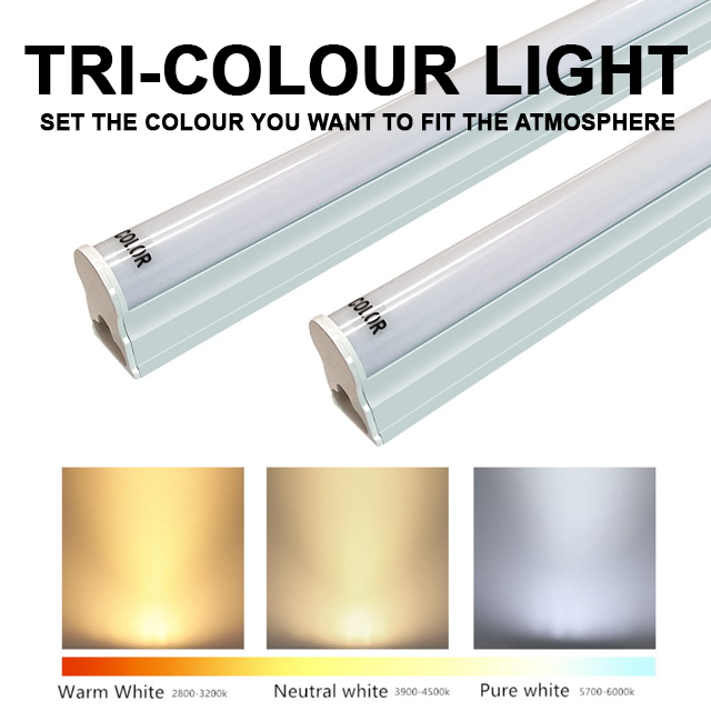 AdapTABLE Tri Colour T5 LED Lighting Tube